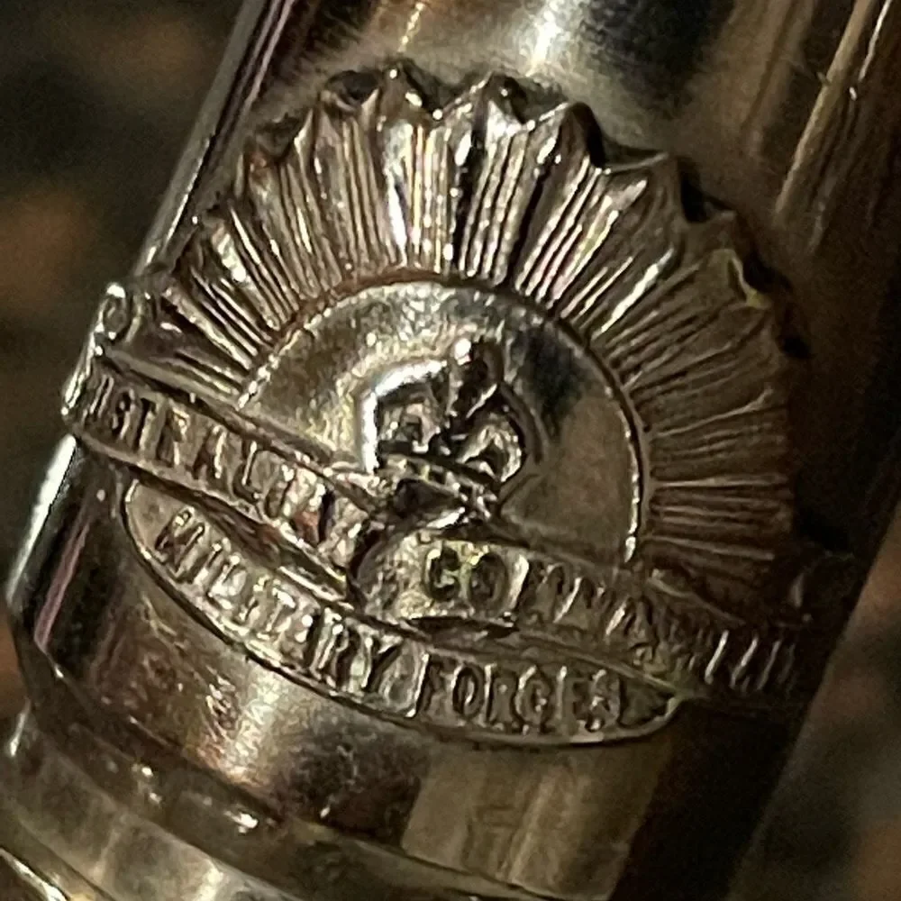 Austrailian Command Military Forces WWII Salt & pepper shakers